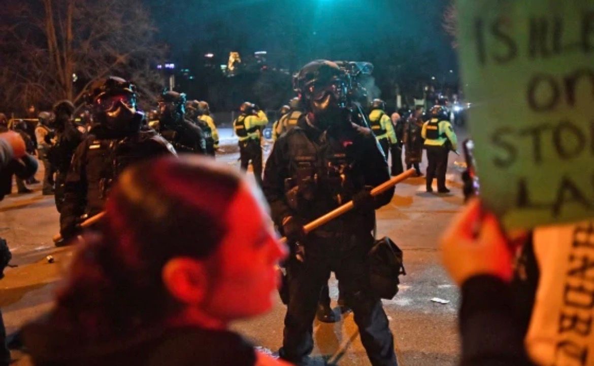 How Do You Peacefully Protest a Concentration Camp?
